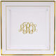 Design Your Own Personalized Banded Square Plastic Plates Image 4 of 6